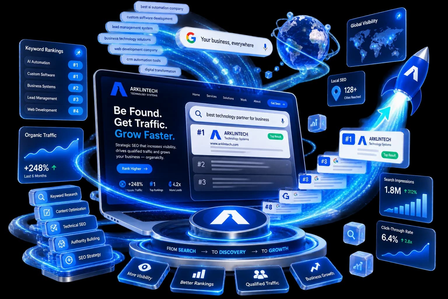 SEO service illustration